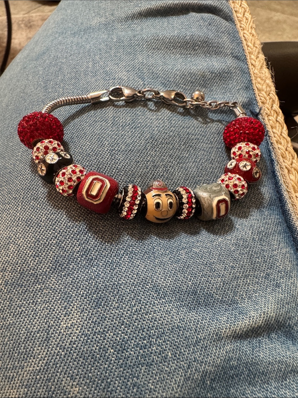 Ohio State Charm Bracelet
